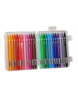 Monami Plus Pen 3000, set de 24 lápices de colores. Marcadores para lettering.
