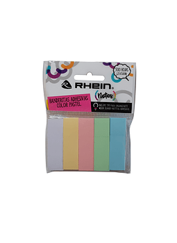 Notas Adhesivas 5 colores pastel post it, Rhein