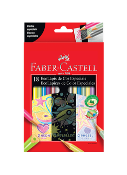 18 Ecolápices de Color Especiales Faber-Castell