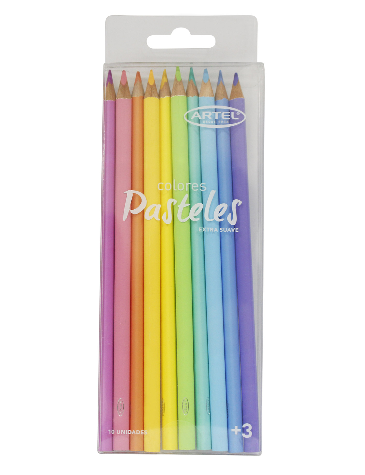 Set 10 lápices pastel