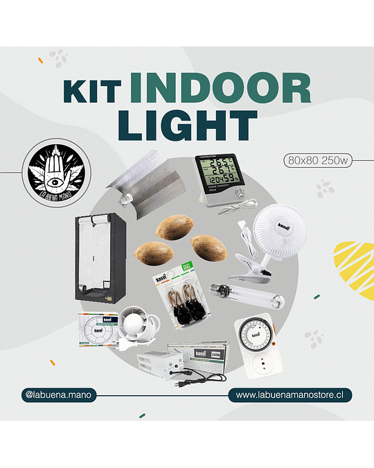 Kit Indoor Light 80x80 (250w)