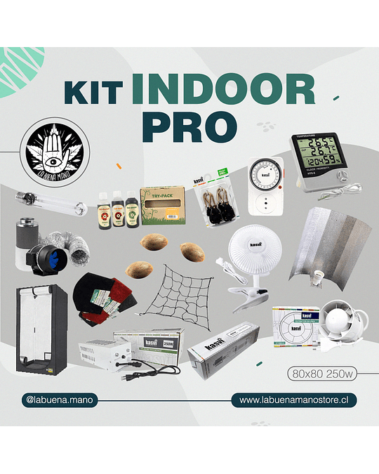 Kit Indoor Pro 80x80 (250w)