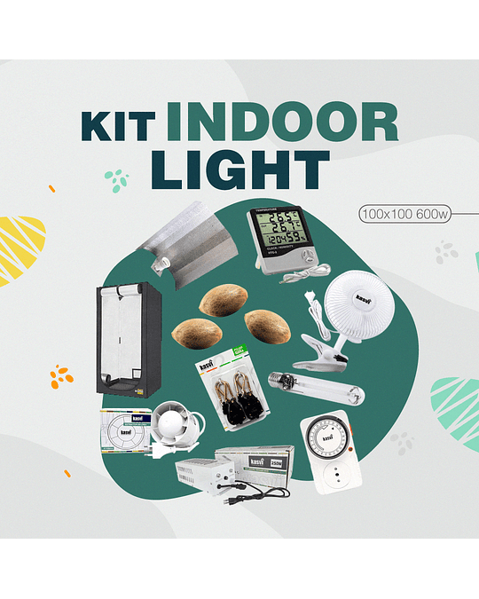 Kit Indoor Light 100x100 (600w)