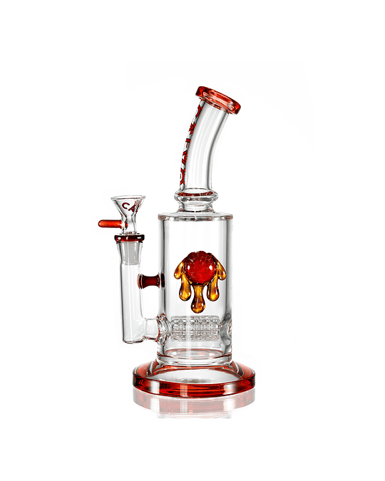 Bong Calvo Rig Implosion Con Percolador Red 21 Cm