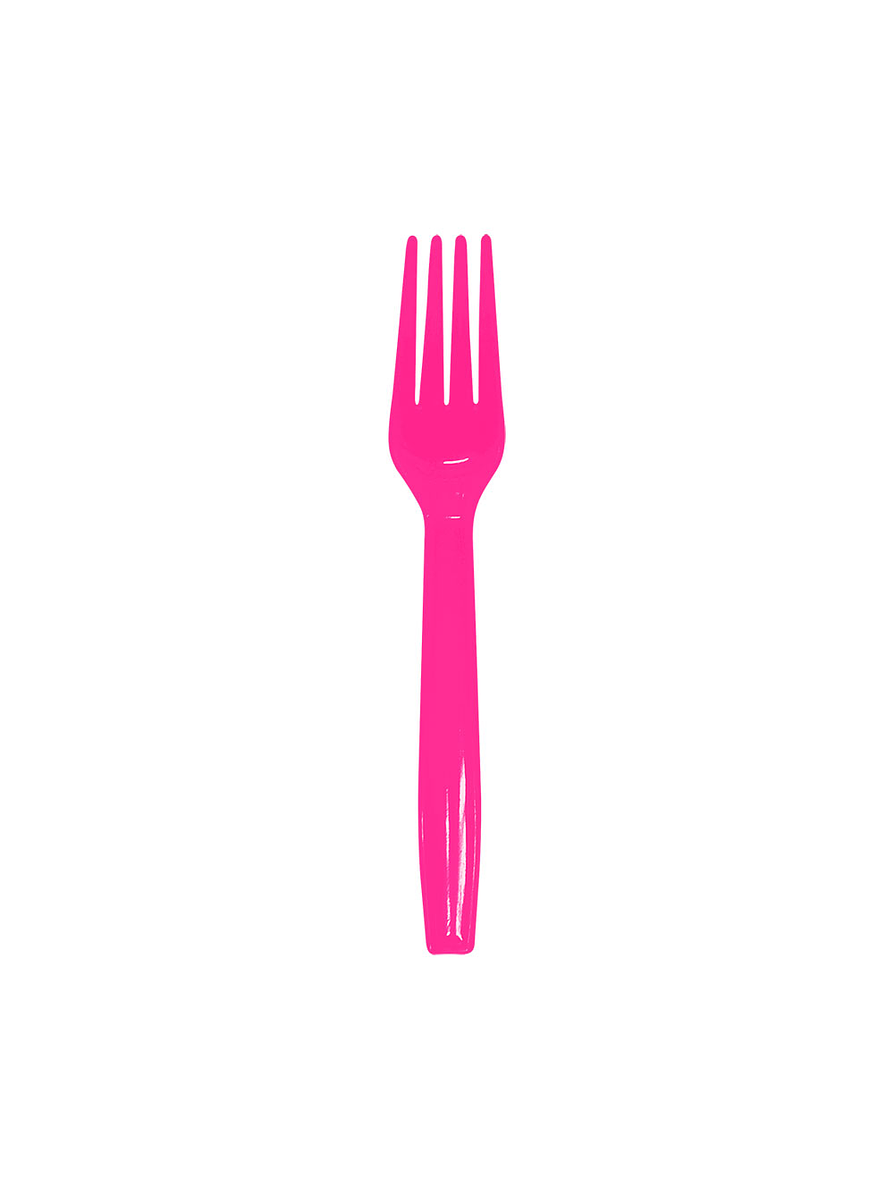 Tenedor Deluxe Fucsia X 12 Unidades 1