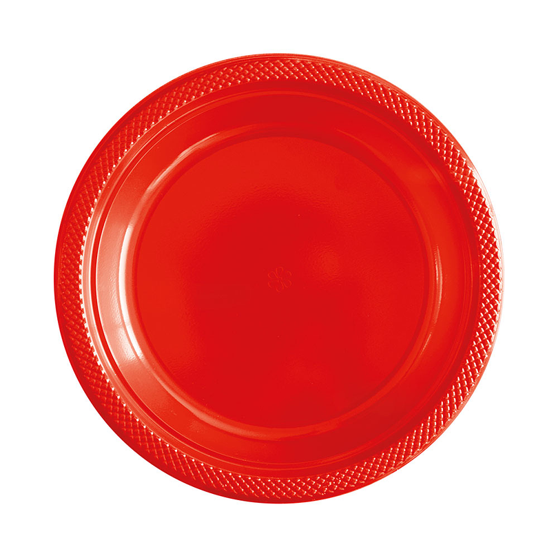 Plastico, platos desechables, el plastico, platos desechables, rojo png