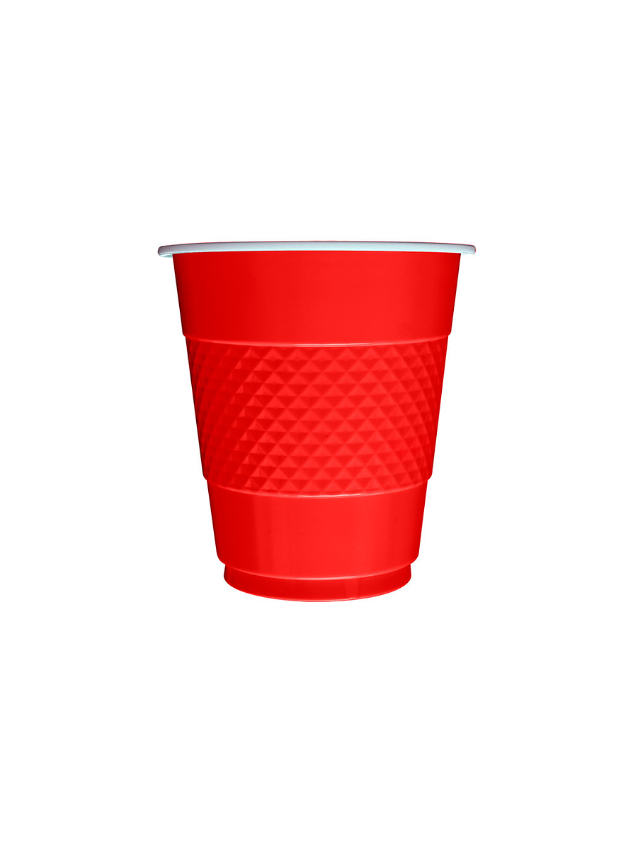 Vaso 7 Oz Deluxe Rojo X 10 Unidades 1