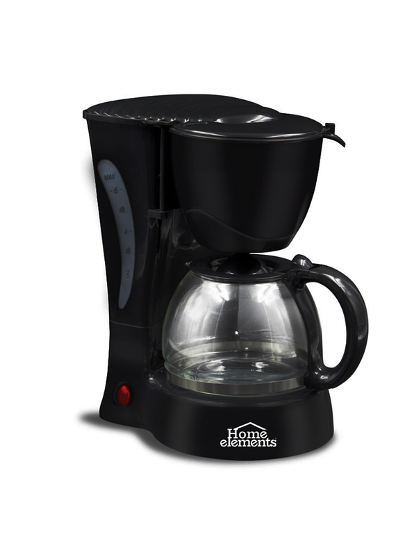Cafetera Eléctrica 6 Tazas Home Elements 1
