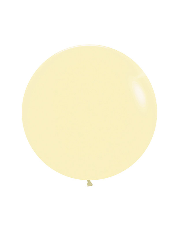 Globo R-24 Pastel Mate Amarillo x 1 1