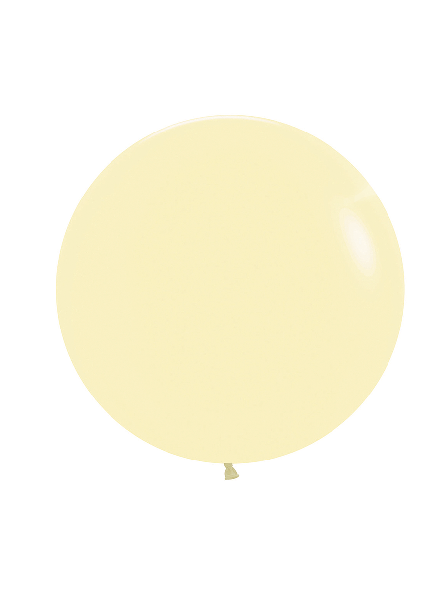 Globo R-24 Pastel Mate Amarillo x 1 1