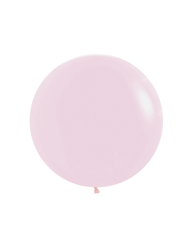 Globo R-24 Pastel Mate Rosado x 1 1