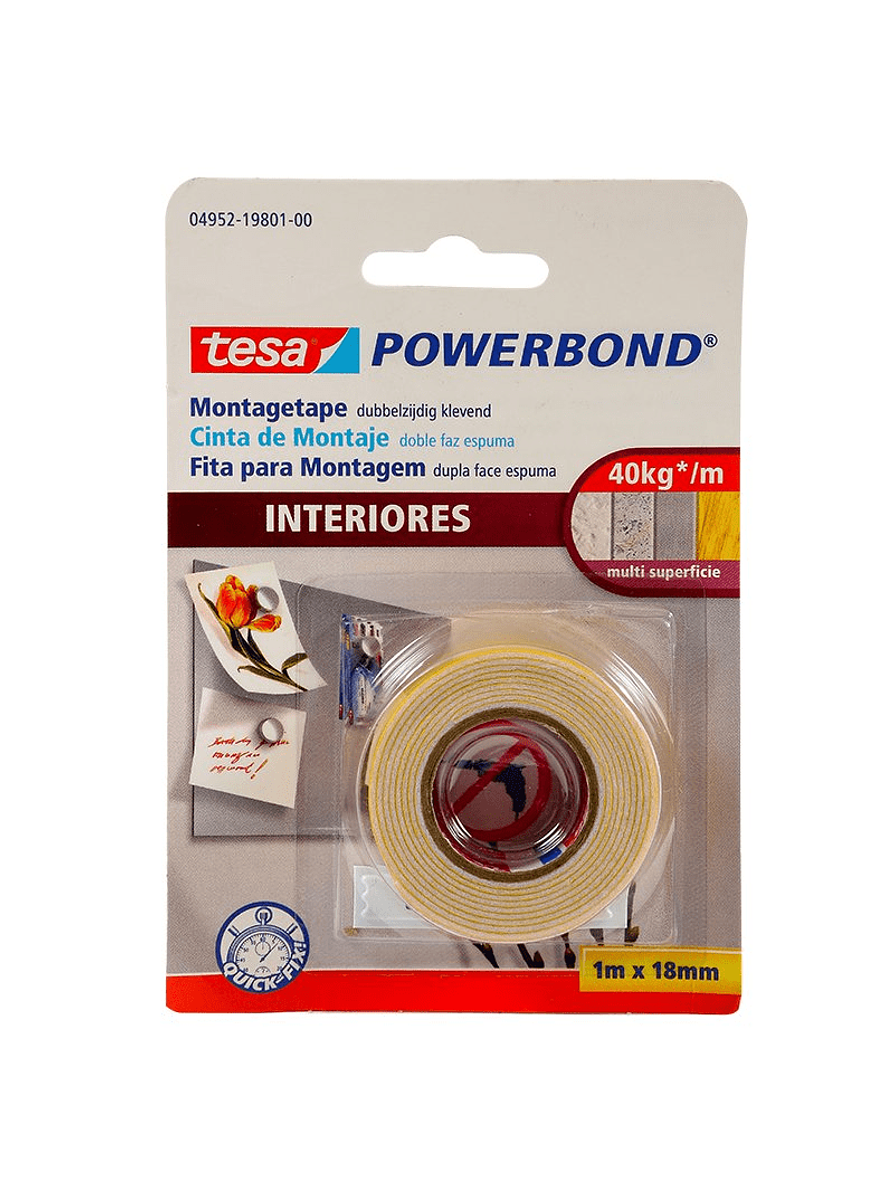 Cinta Doble Faz Espuma 18*1 1
