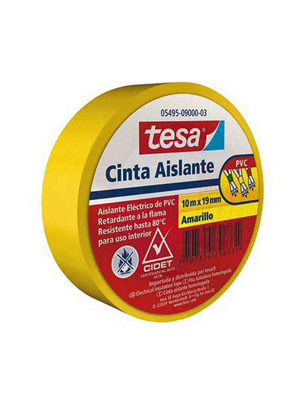 Cinta Aislante Amarilla 19*10 1