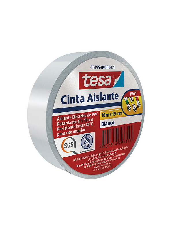Cinta Aislante Blanca 19*10 1