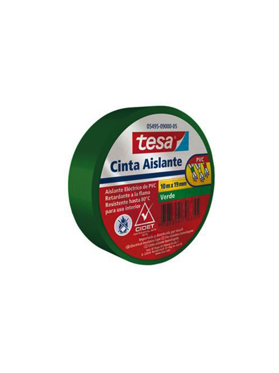 Cinta Aislante Verde 19*10 1