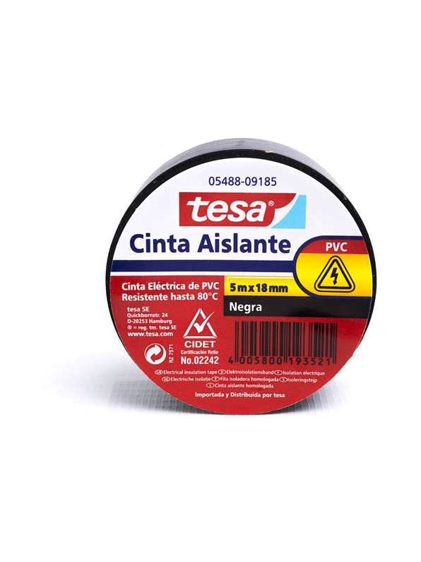 Cinta Aislante Negra 18*5 1
