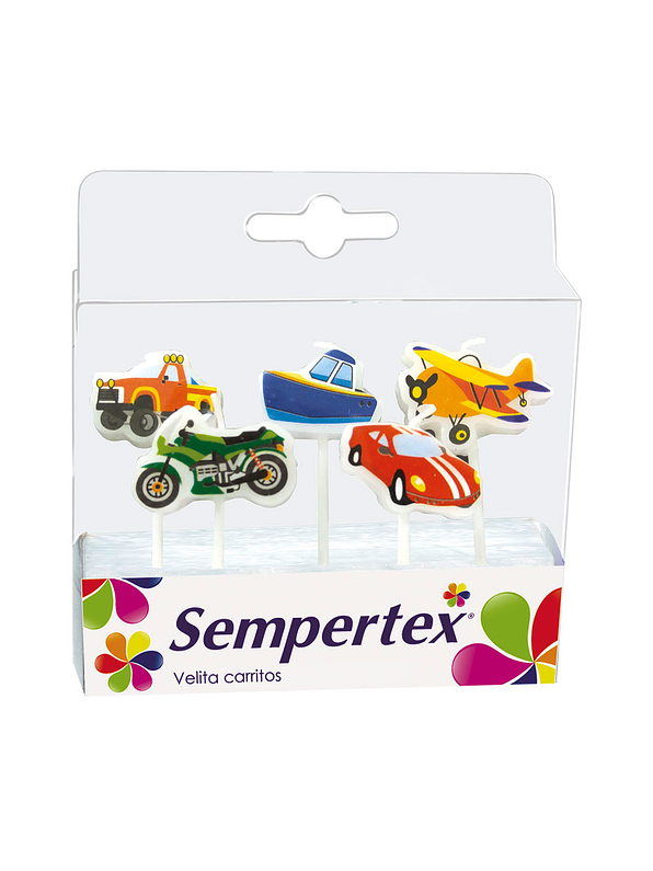 Velitas Figuras de Carritos x 5 Unidades 1