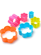 Molde Plástico Galletas Flor X 6 Unidades - Miniatura 1