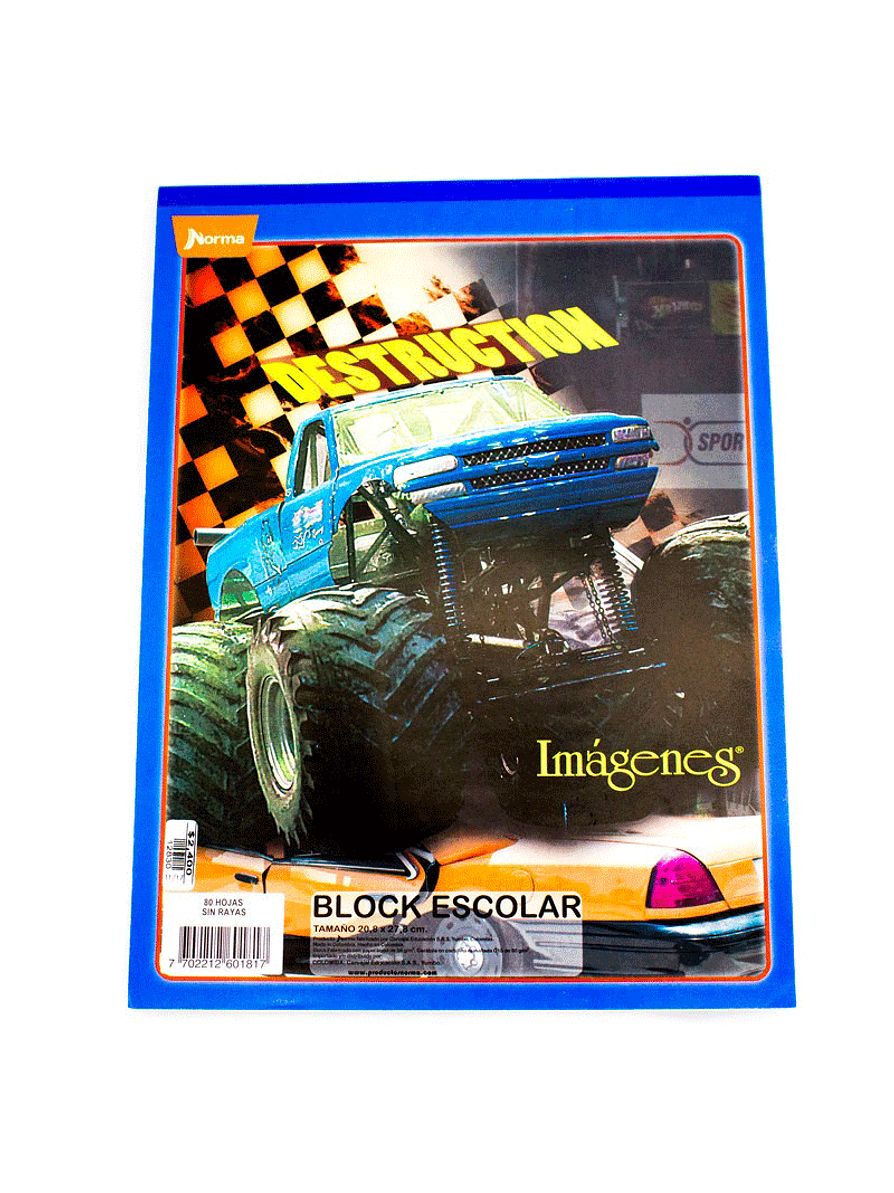 Block Norma Imágenes Carta Blanco 1