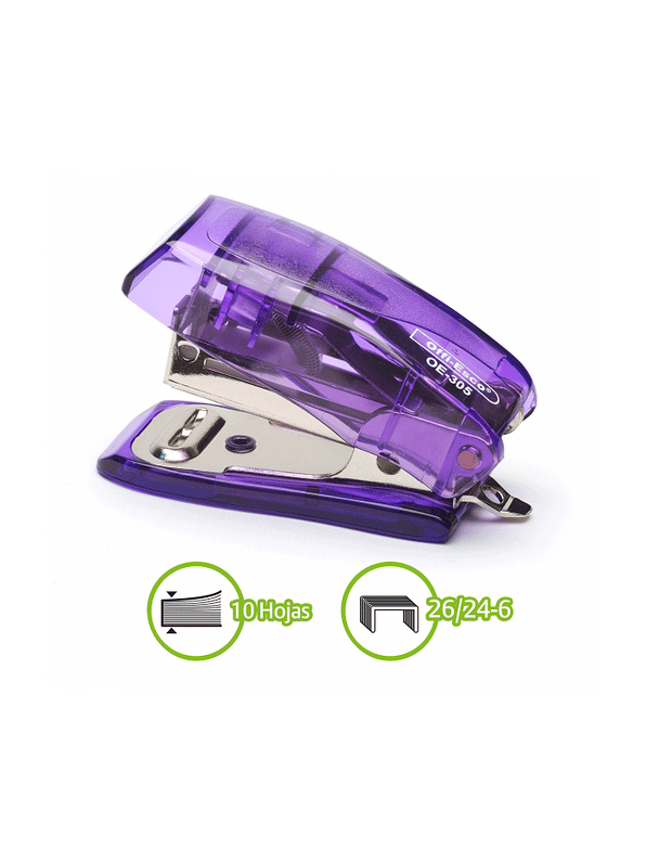 Cosedora Mini Translucida 1