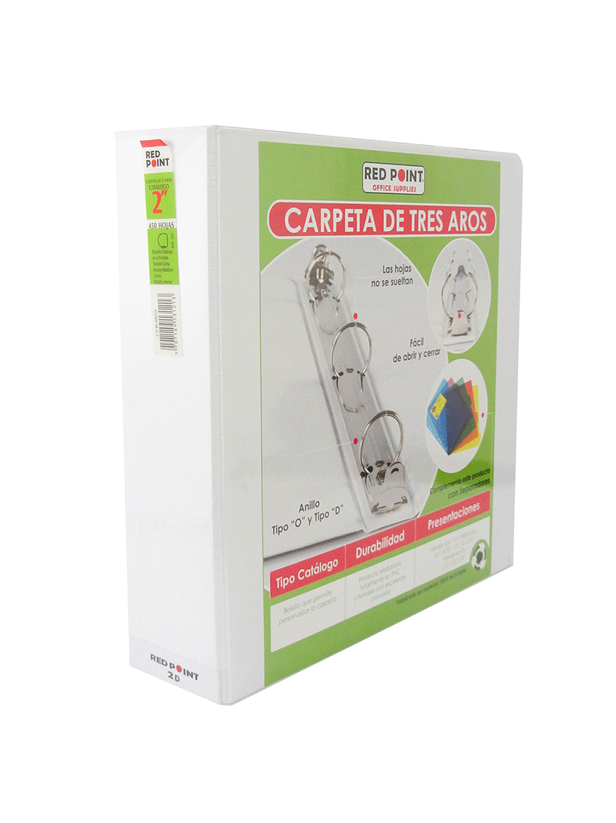 Pasta Catalogo 2'' Blanca 1