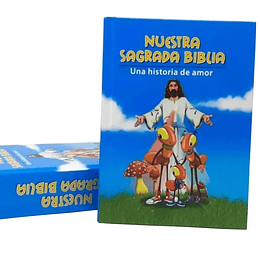 Nuestra Sagrada Biblia Niños Azul