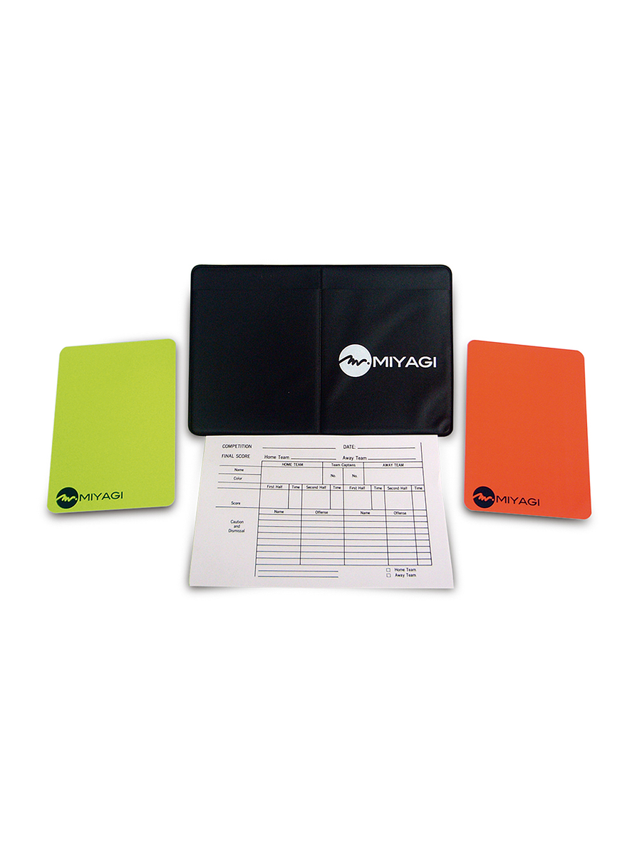Set De Tarjetas Para Arbitro Miyagi 1