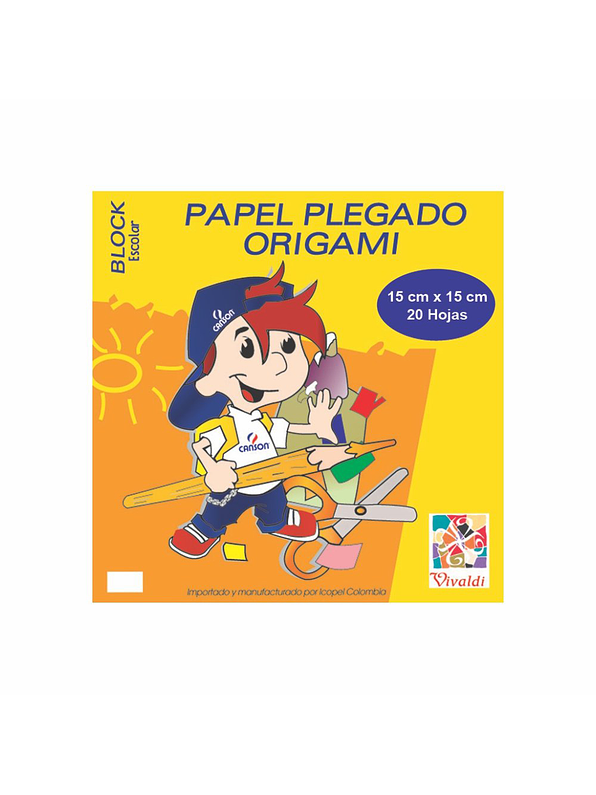 Papel Plegado Origami 15 X 15 Cm 1