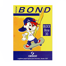 Block Papel Bond 1/8 115Gr