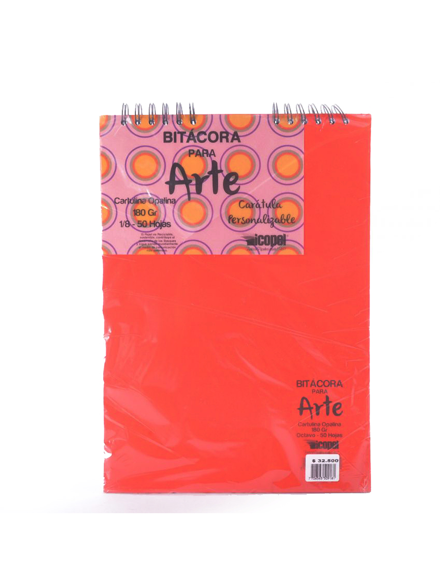 Bitácora Cartulina Opalina 1/8 1