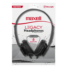 Maxell Audio Legacy Hp-360 Midsize Black