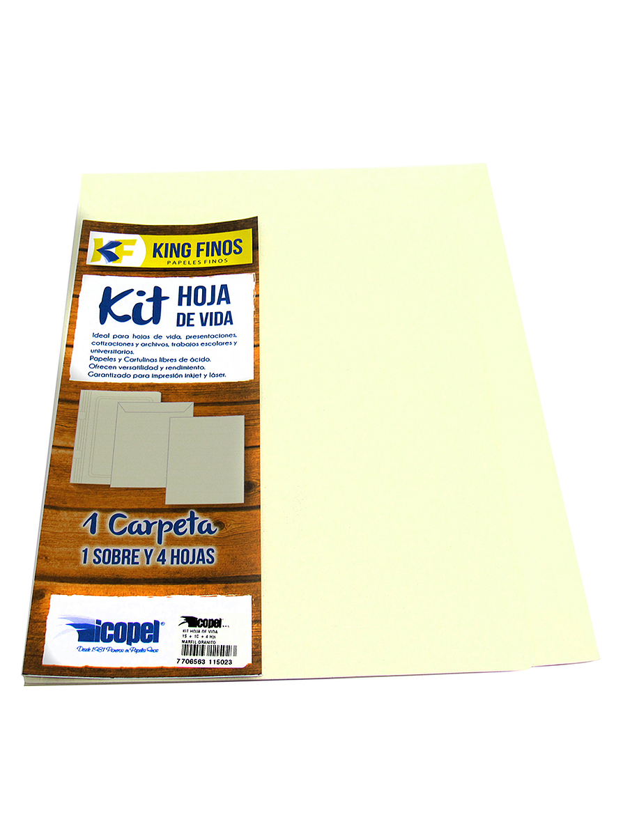 Kit Hoja De Vida King Finos Marfil Granito 1