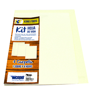 Kit Hoja De Vida King Finos Marfil Natural
