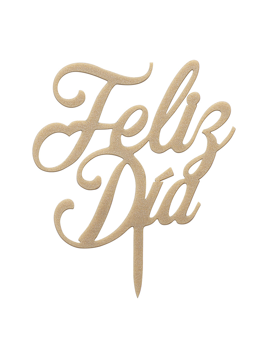 Topper Feliz Dia X 1 Unidad 1