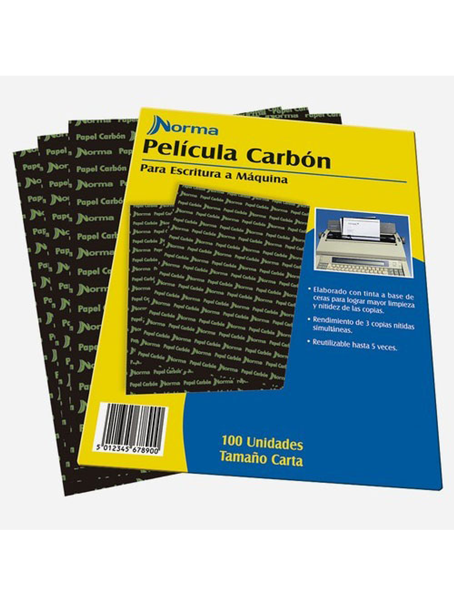 Papel Carbón Carta Norma 1