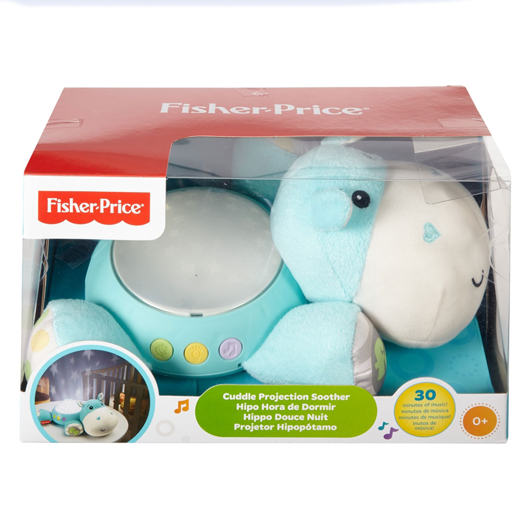 Fisher Price Hipopótamo Luminoso Hora De Dormir 1