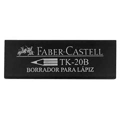 Borrador Faber-Castell TK-20 Negro