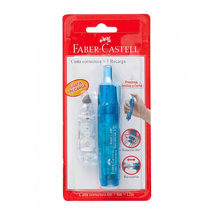 Cinta Correctora + Repuesto Faber-Castell