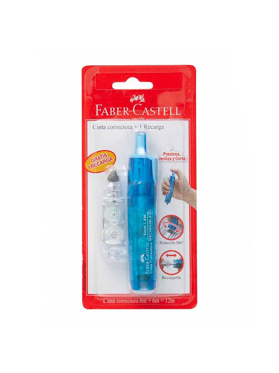 Cinta Correctora + Repuesto Faber-Castell 1