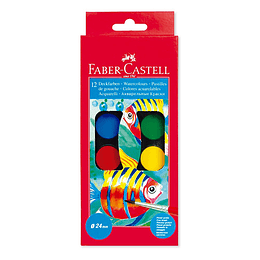 Estuche De Acuarelas Faber-Castell X 12 Colores
