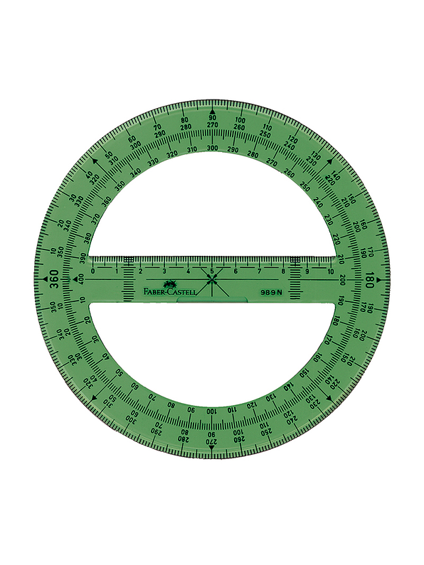 Transportador Faber-Castell 360 Grados 1