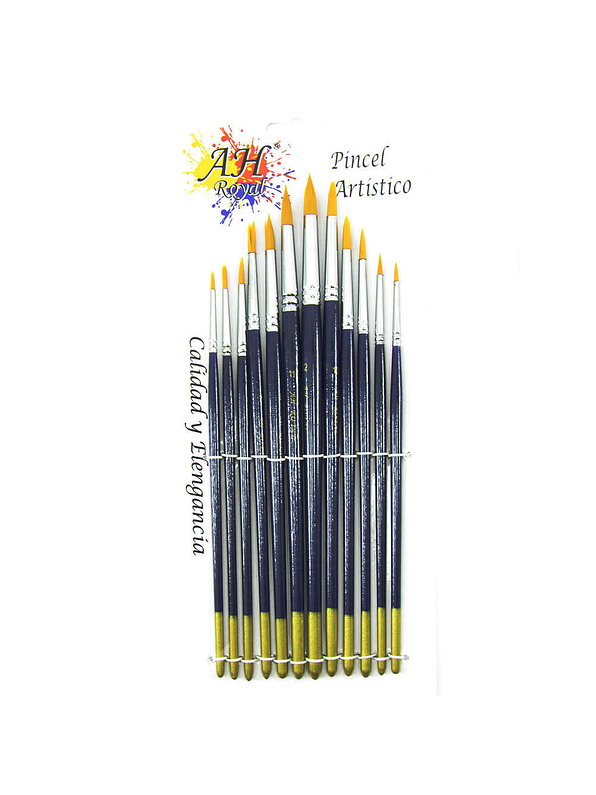 Juego De Pinceles Royal X 12 Unidades 1