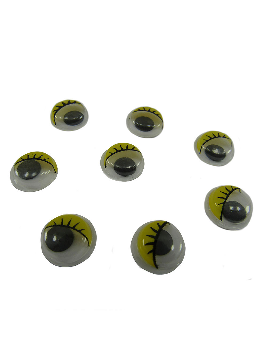 Ojos Movibles Con Pestañas 1