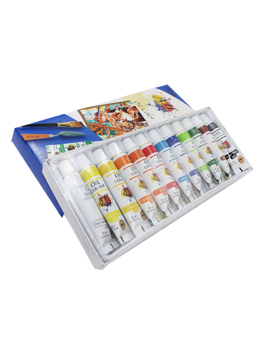 Oleos En Aceite X 12 Colores 1