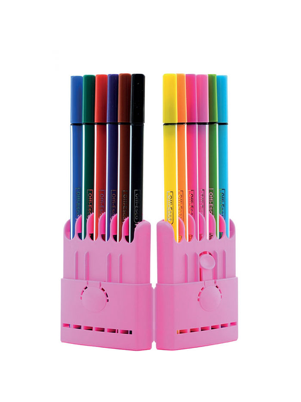 Plumón Triangular Lavable X 12 Unidades 2