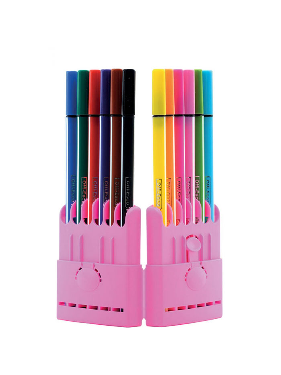 Plumón Triangular Lavable X 12 Unidades 2