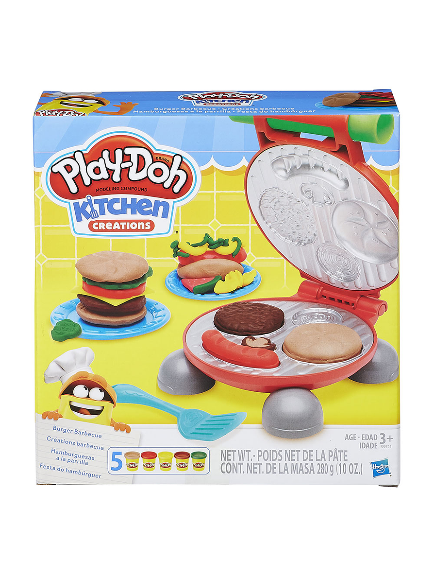 Play-Doh Kitchen Creations Hamburguesas A La Parrilla 1
