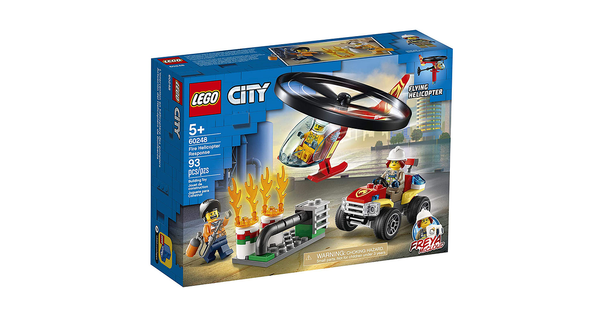 Lego City Intervención Del Helicóptero De Bomberos