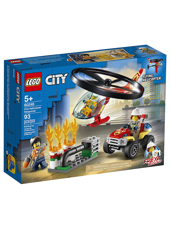 Lego City Intervención Del Helicóptero De Bomberos 1