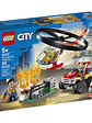 Lego City Intervención Del Helicóptero De Bomberos - Miniatura 1